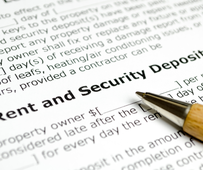 rent & security deposit