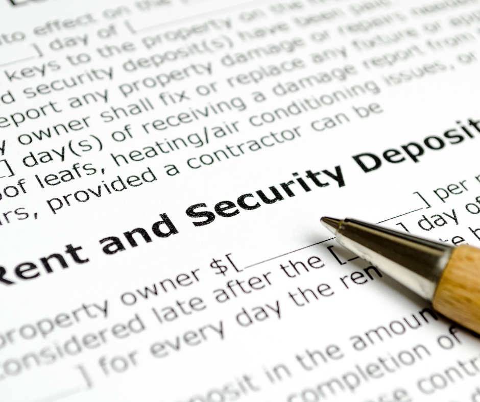 rent & security deposit